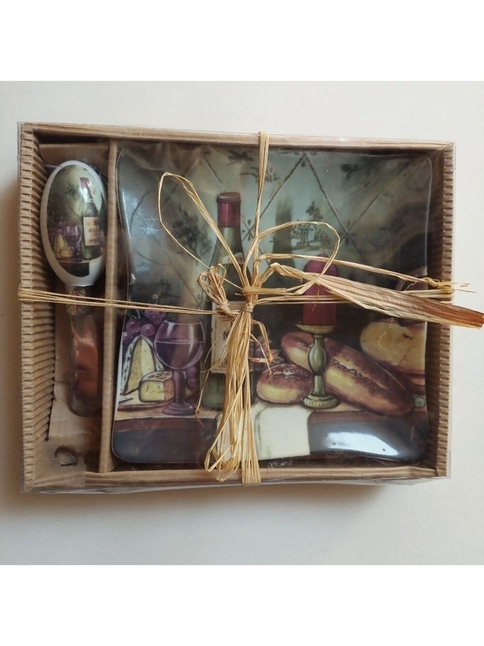 Housewarming Cheese Plate and Decorative Knife Set